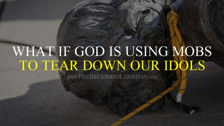 What if God is using mobs to tear down our idols? What if God is using mobs to tear down our idols?